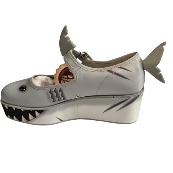 NEW Hot Chocolate Design Chocolaticas Shark Mary Jane •9/39• Gothic Lolita Shoes - Picture 6 of 12